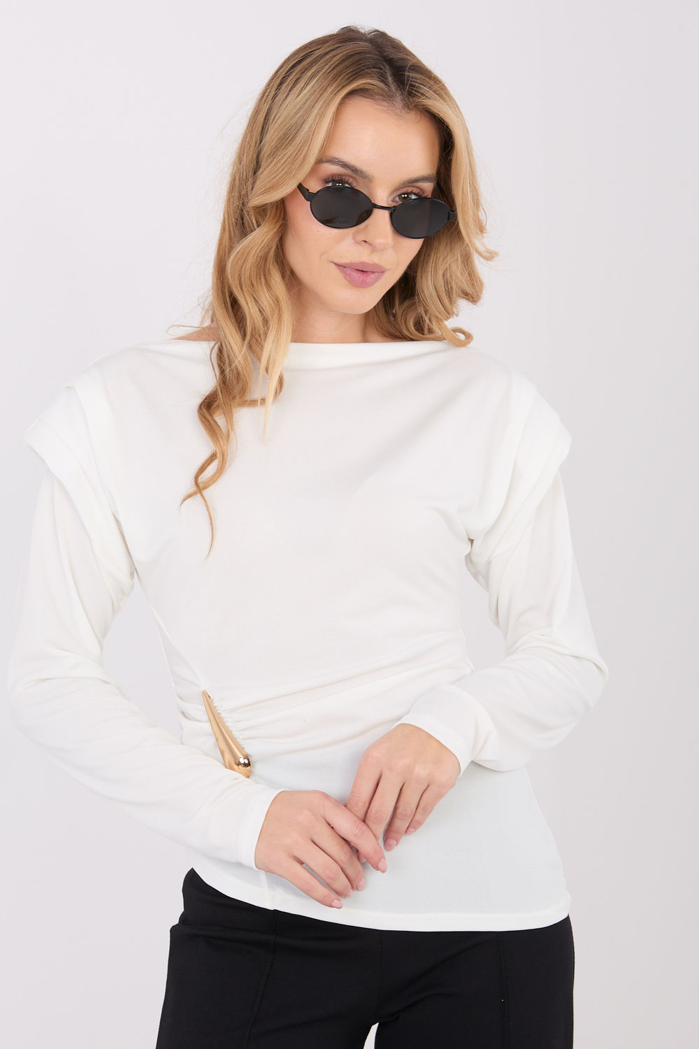 Blouse femme Italy Moda Chemisier Chemisier — beige