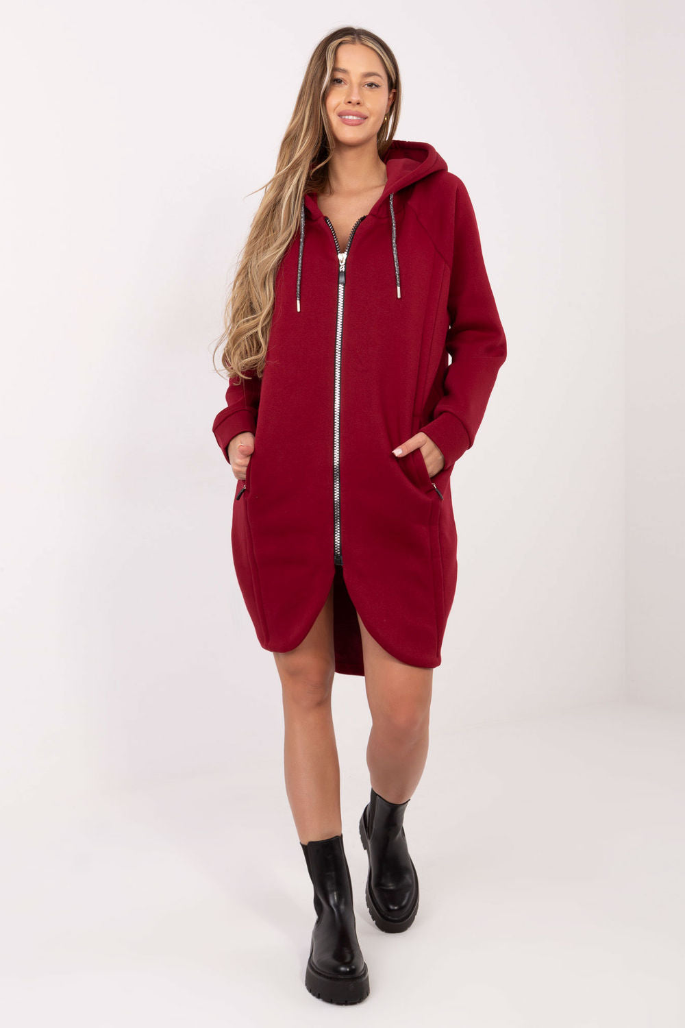 T-shirt femme Relevance Sweatshirt Sweatshirt — rouge
