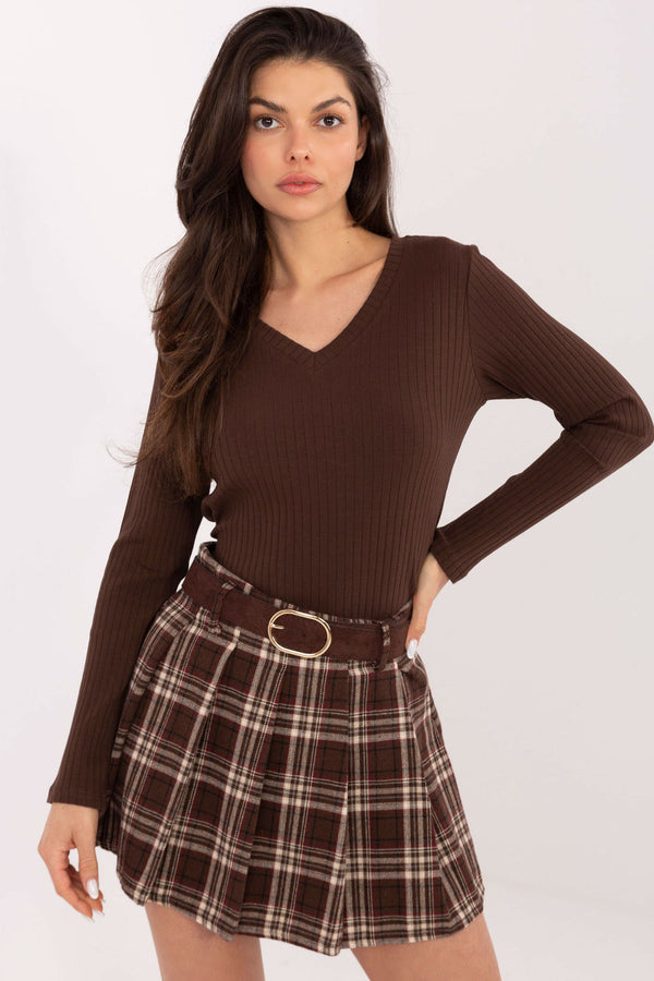 Blouse femme Rue Paris Chemisier Chemisier — brun