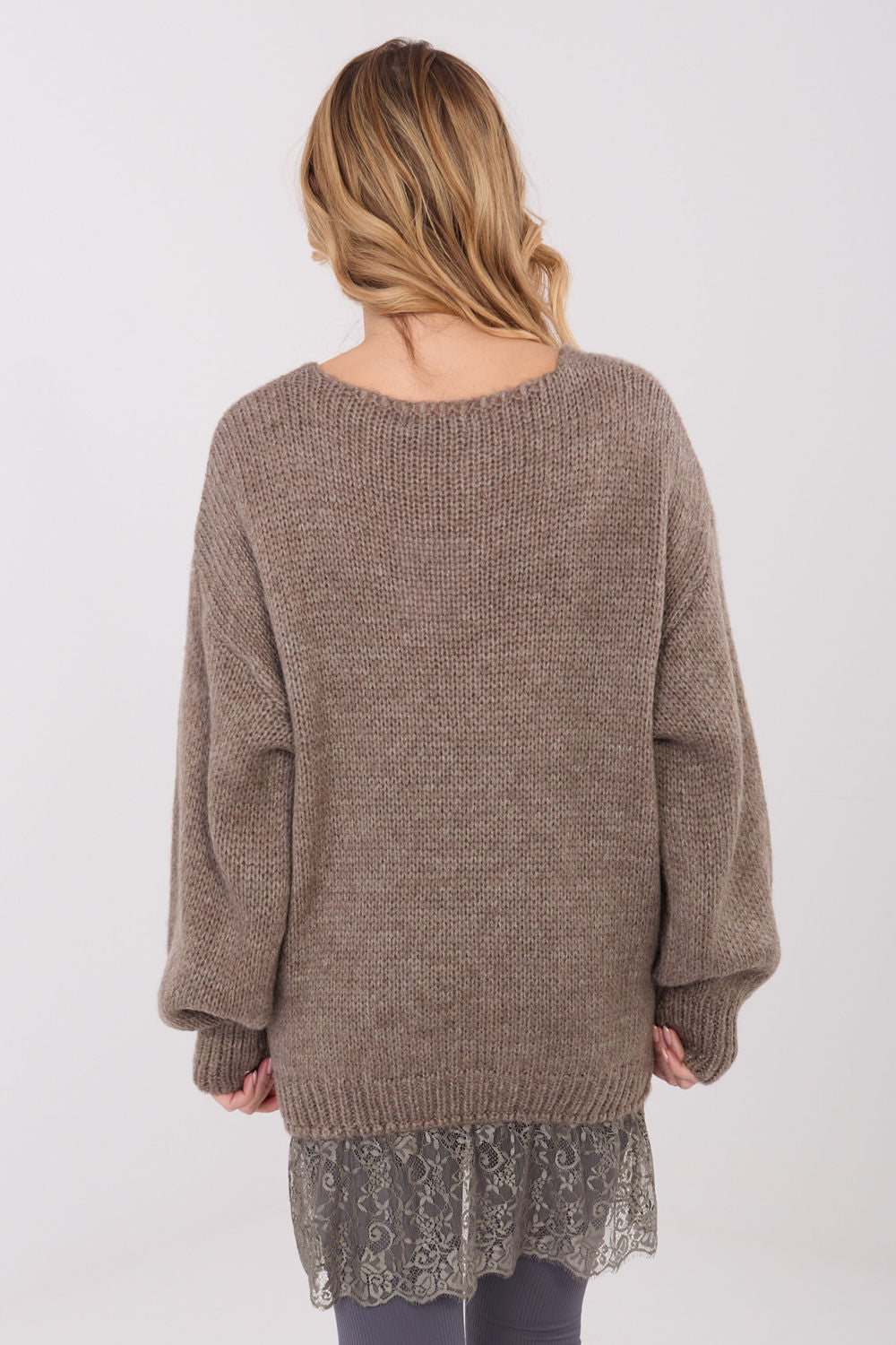 Pull femme Factory Price Chandail Chandail — beige