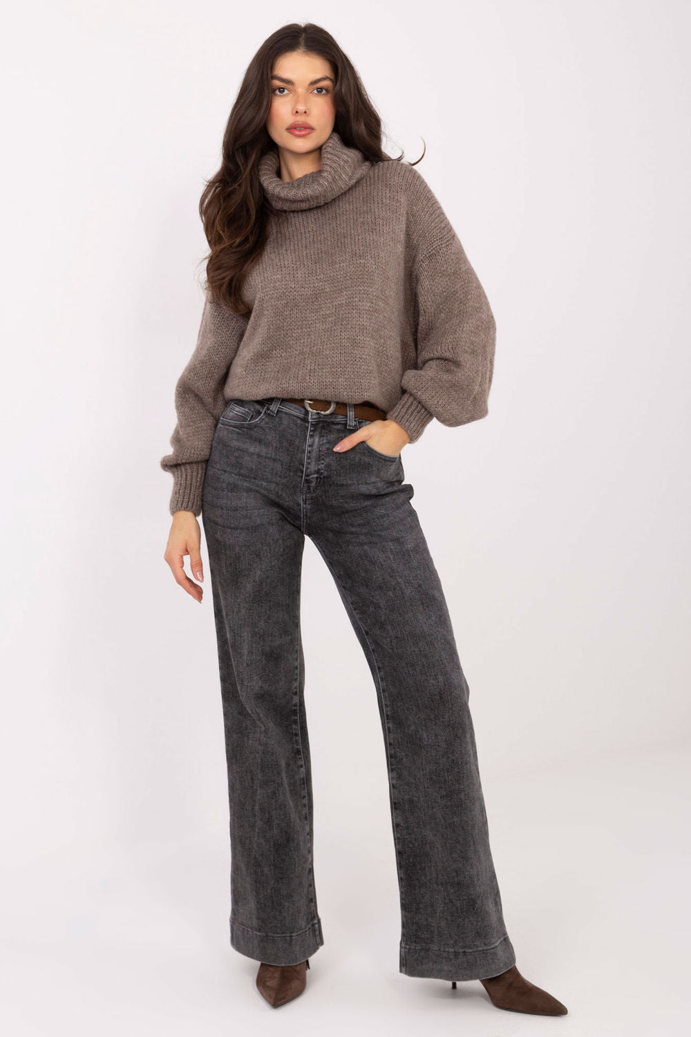 Chaussures à talons femme Factory Price Jean Jean — gris