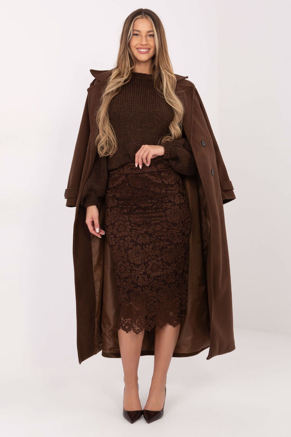 Jupe femme Italy Moda — brun