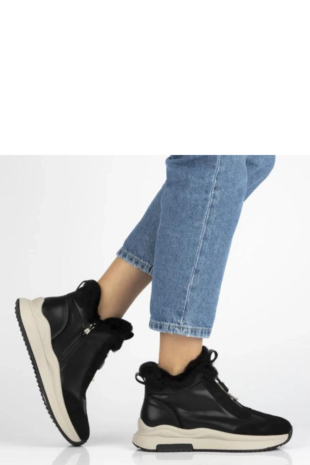 Bottes femme Solea À Plateforme À — noir
