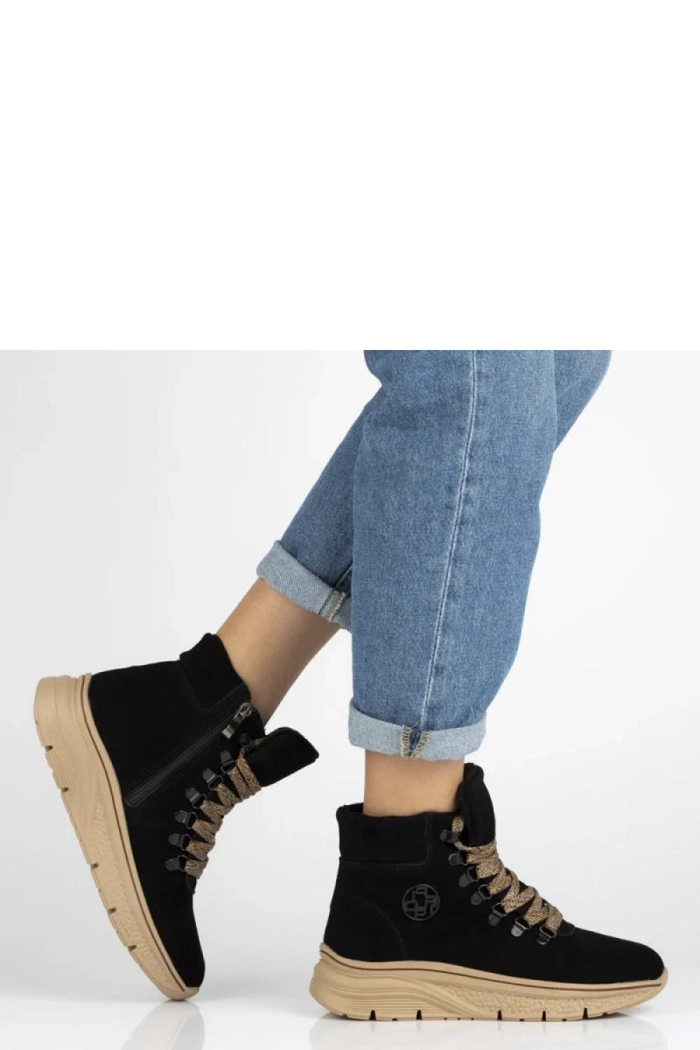 Bottes femme Solea À Plateforme À — noir
