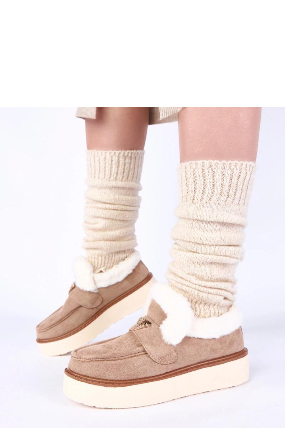 Moccasins femme Solea — beige