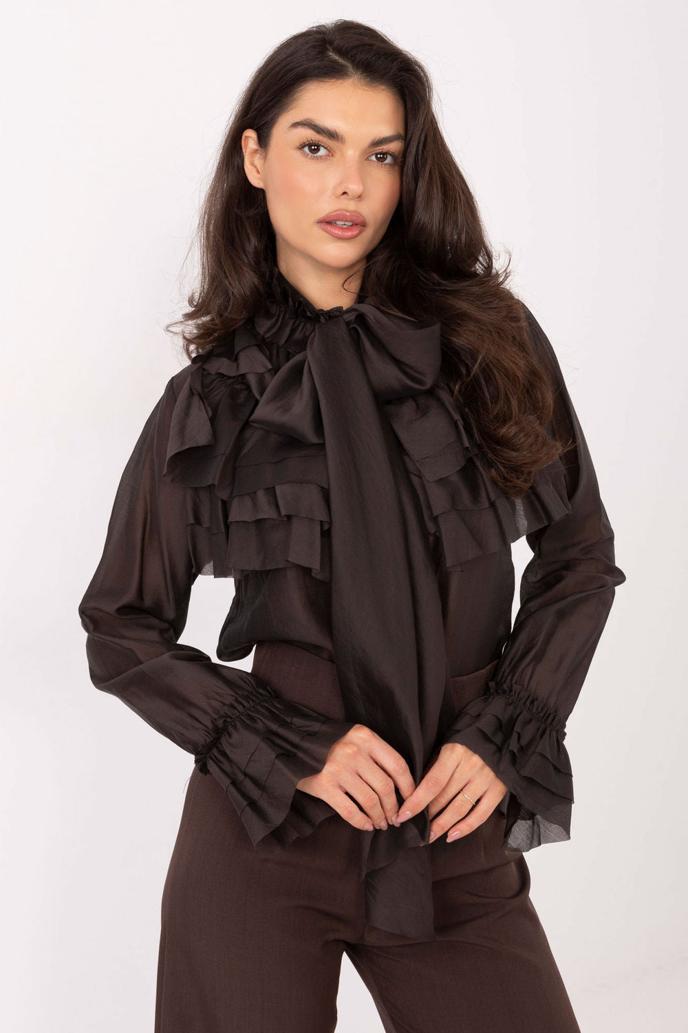 Blouse femme Factory Price — brun