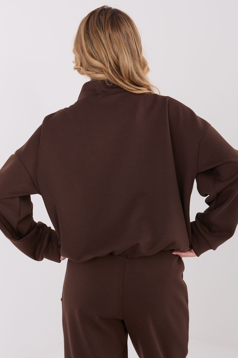 T-shirt femme Factory Price Sweatshirt Sweatshirt — brun