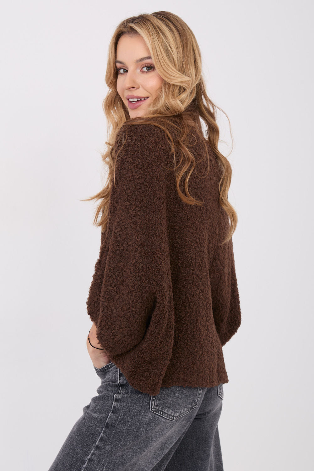 Pull femme Factory Price Chandail Chandail — brun
