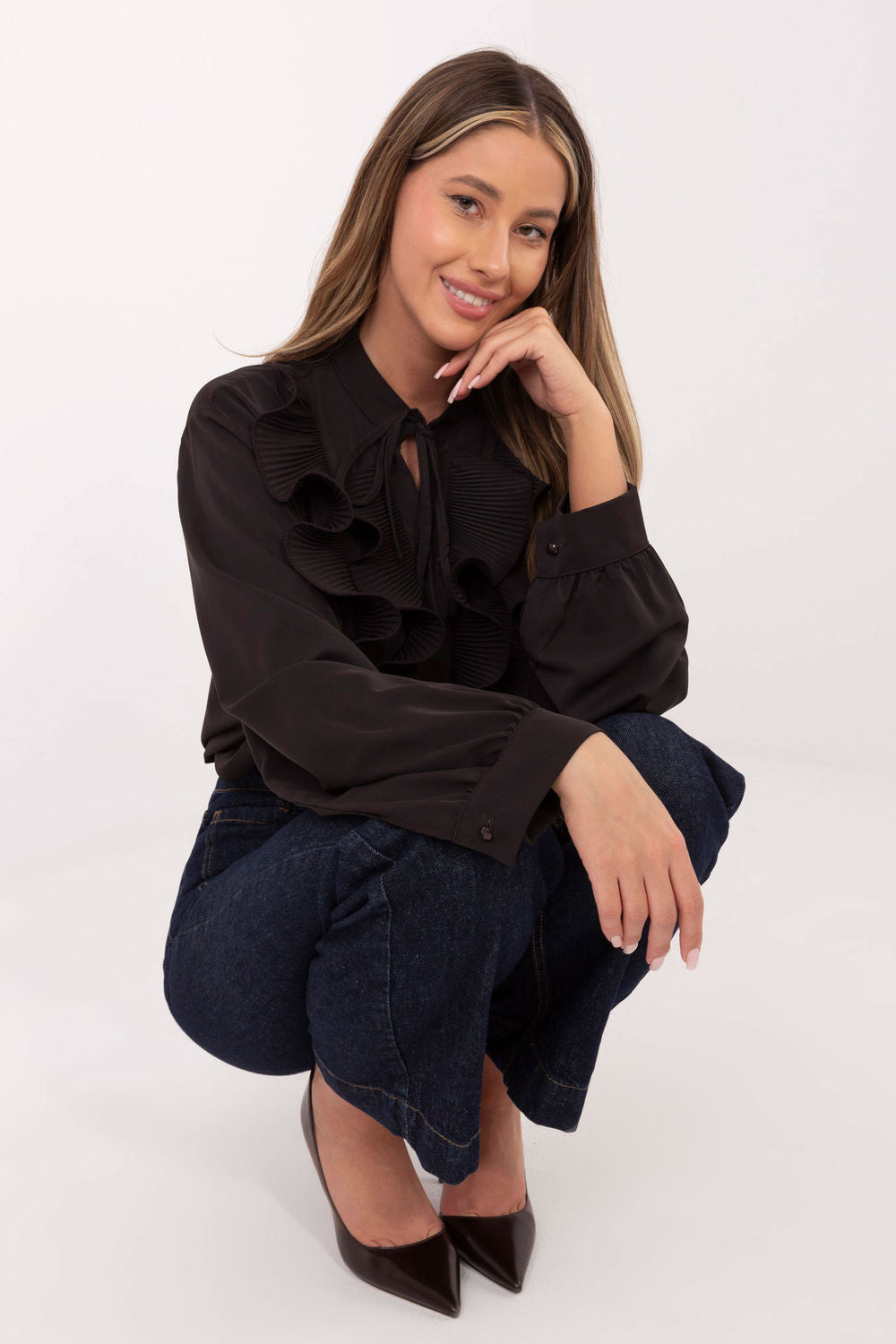 Blouse femme Factory Price — brun