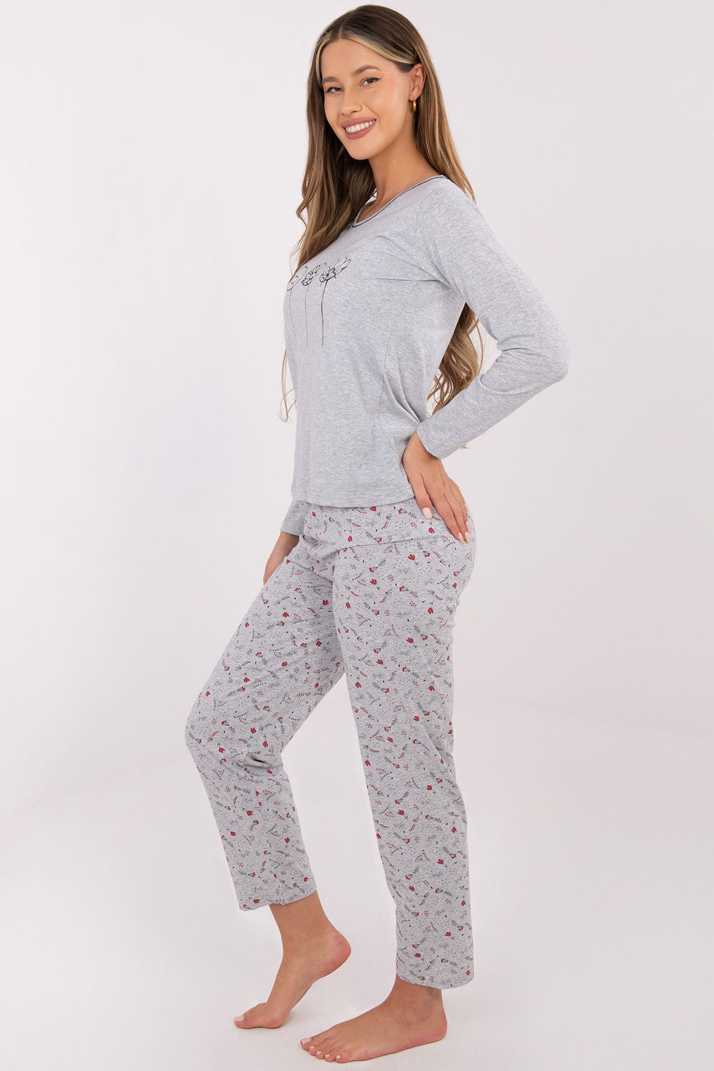 Pyjama femme Forever Pink — gris