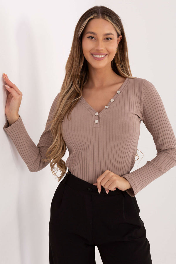 Blouse femme Rue Paris Chemisier Chemisier — beige