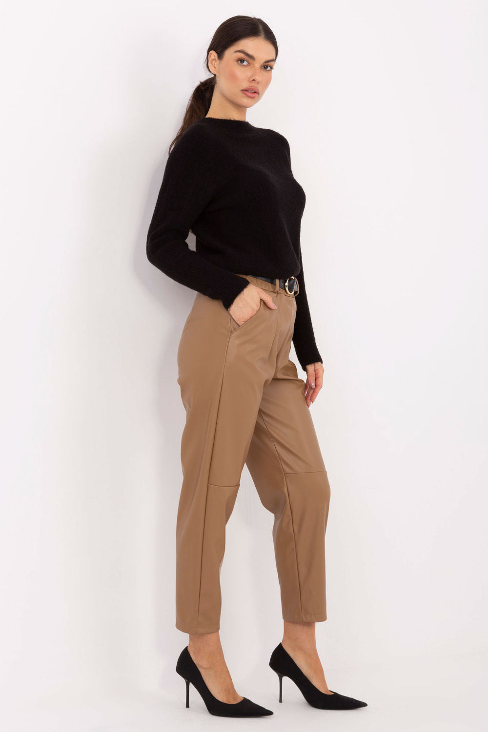 Chaussures à talons femme Rue Paris Pantalon Pantalon — brun