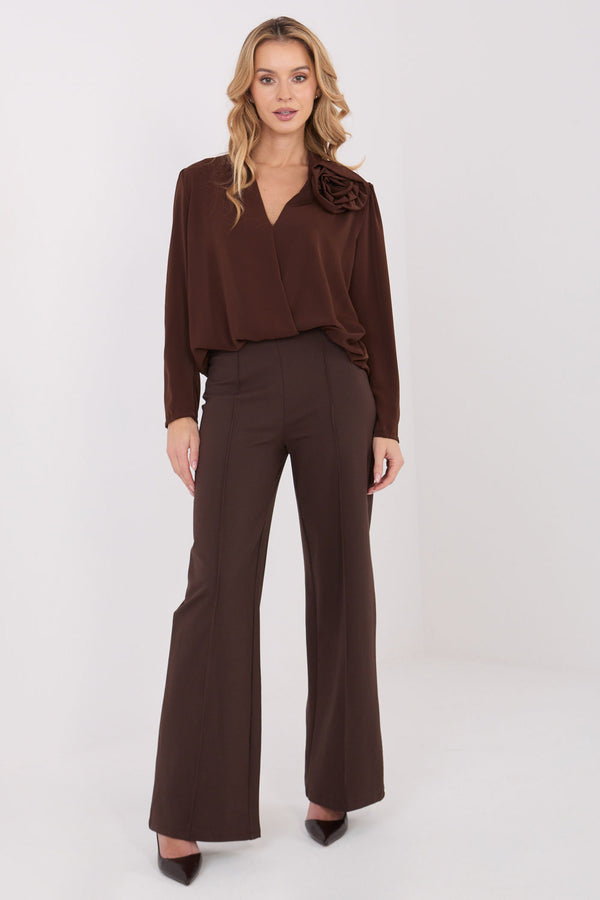 Chaussures à talons femme Rue Paris Pantalon Pantalon — brun