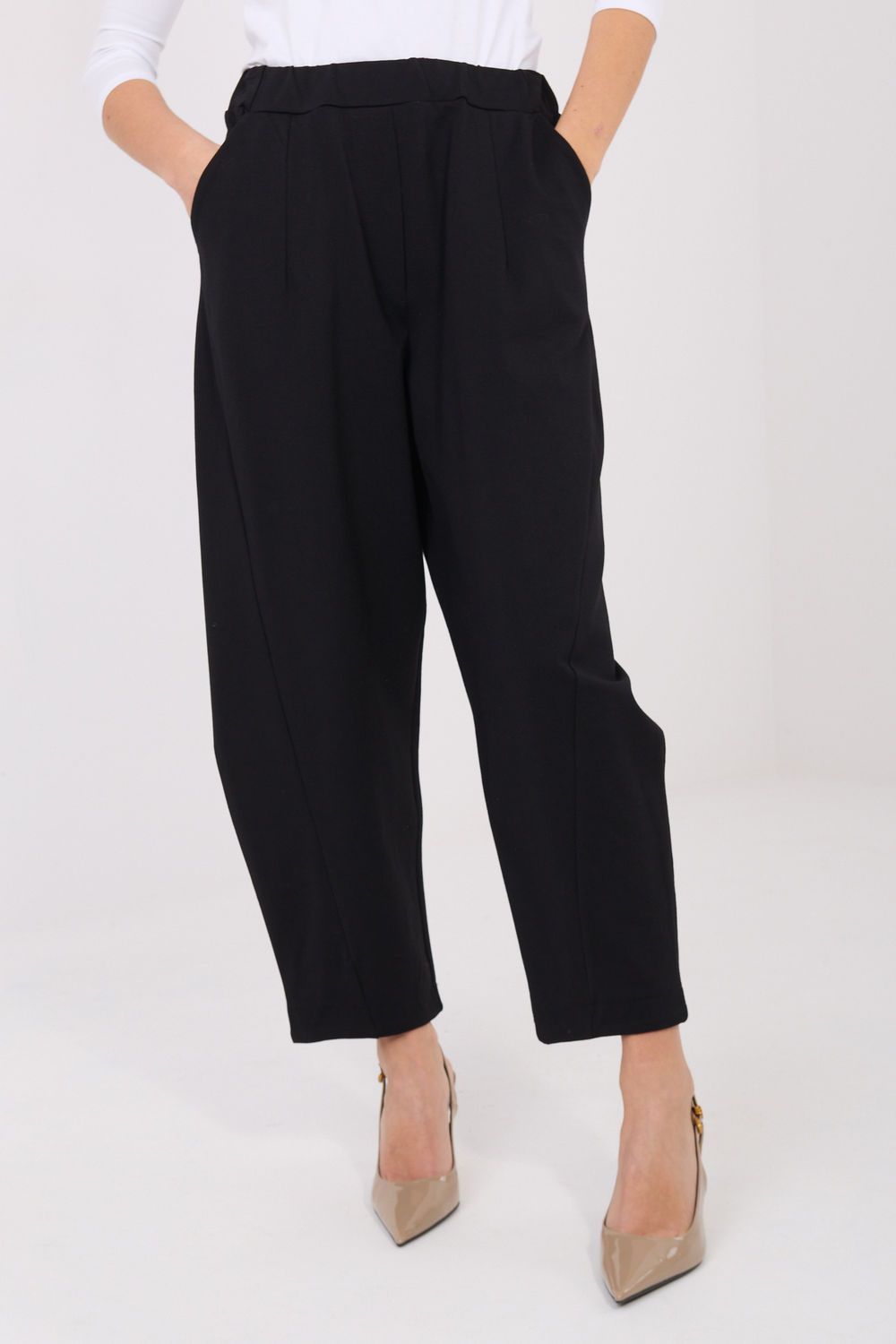 Chaussures à talons femme Rue Paris Pantalon Pantalon — noir