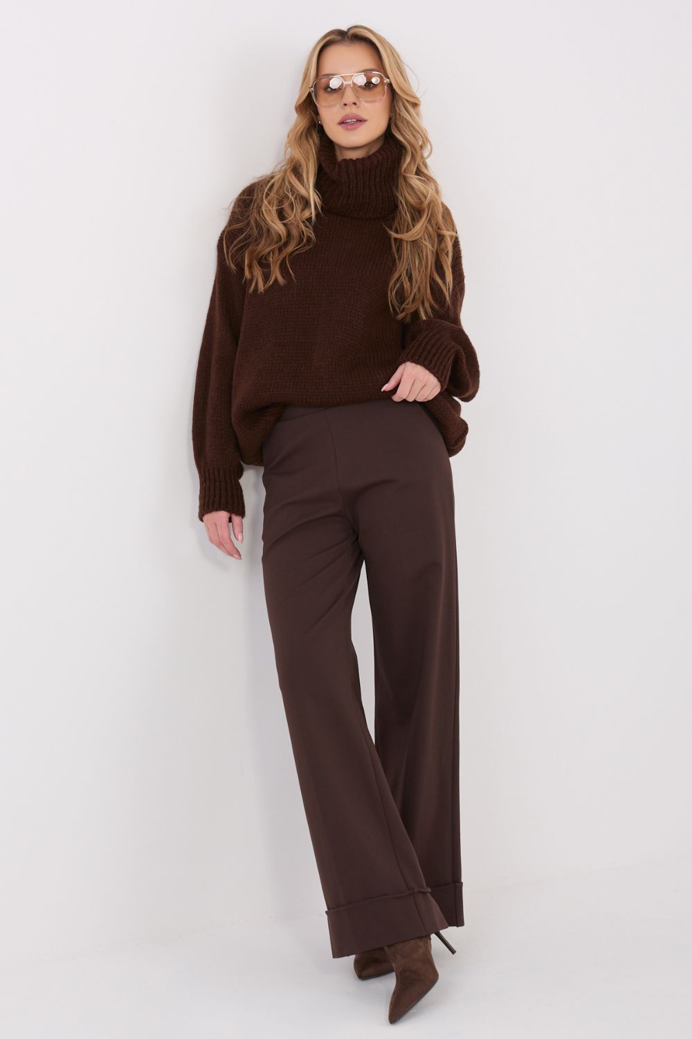 Chaussures à talons femme Rue Paris Pantalon Pantalon — brun