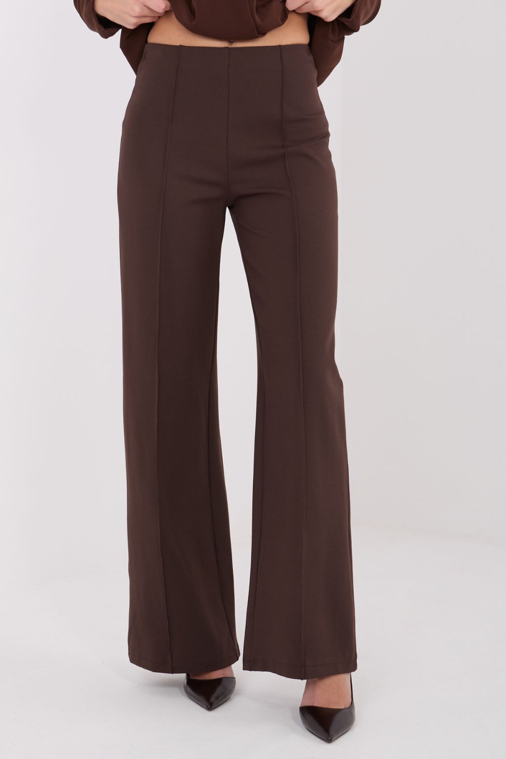 Chaussures à talons femme Rue Paris Pantalon Pantalon — brun