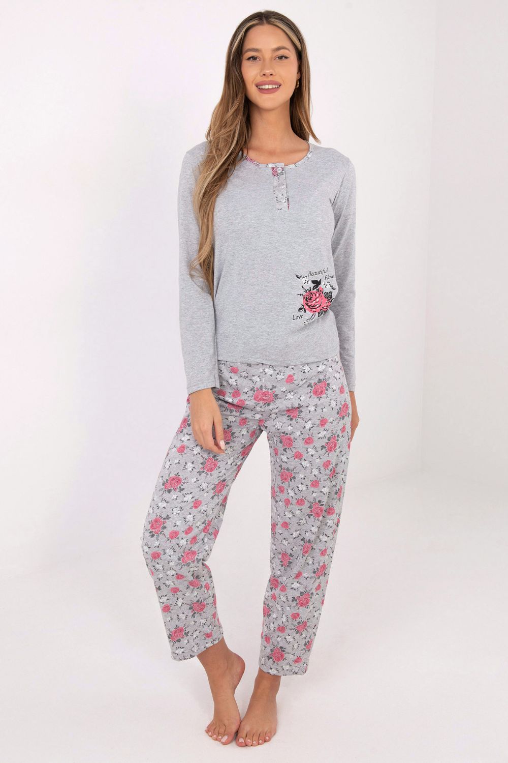 Pyjama femme Forever Pink — gris