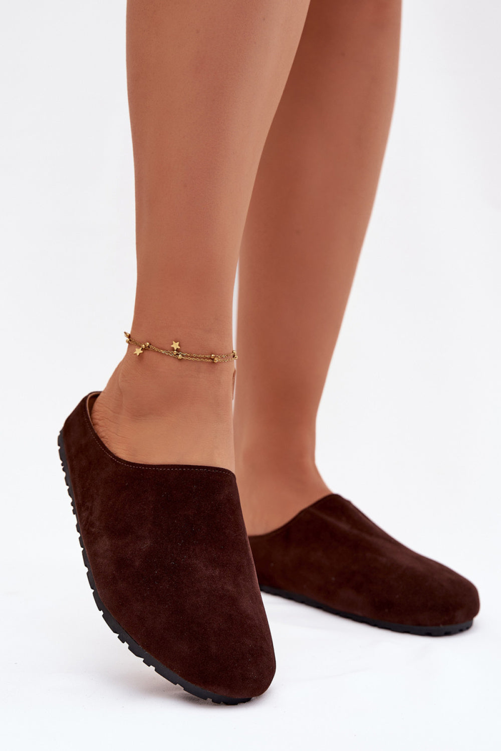 Pantalon femme Step in style Pantoufles Pantoufles — brun