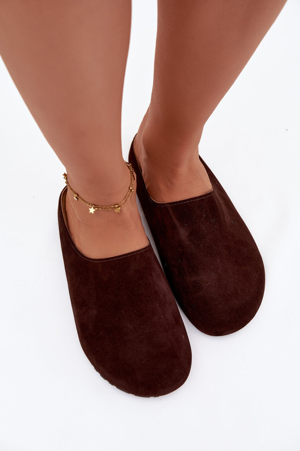 Pantalon femme Step in style Pantoufles Pantoufles — brun