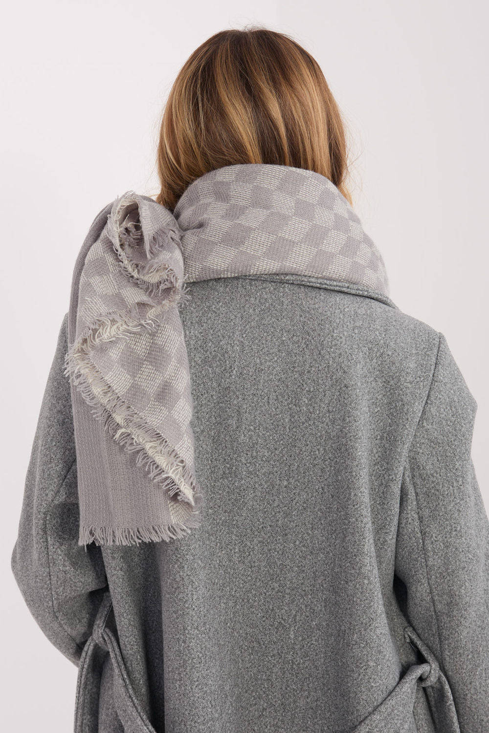 Châle femme AT — gris