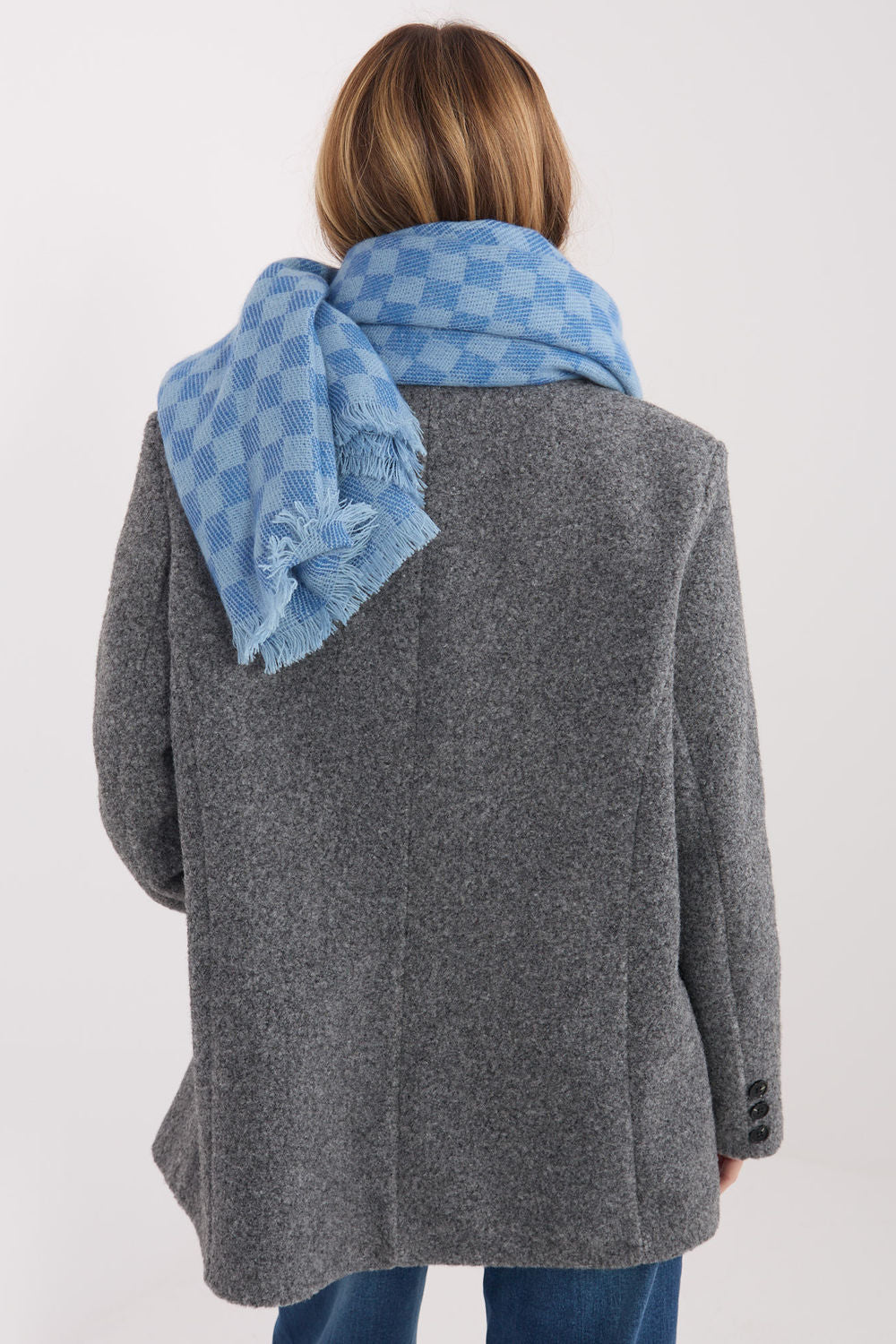 Châle femme AT — bleu
