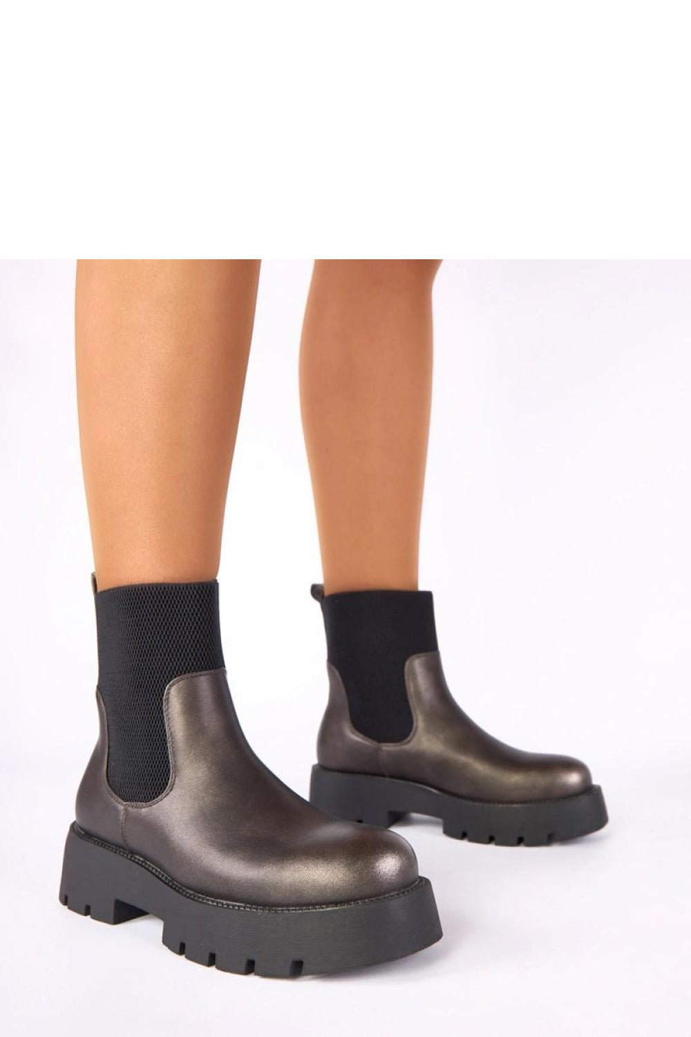 Bottes femme Solea À Plateforme À — gris