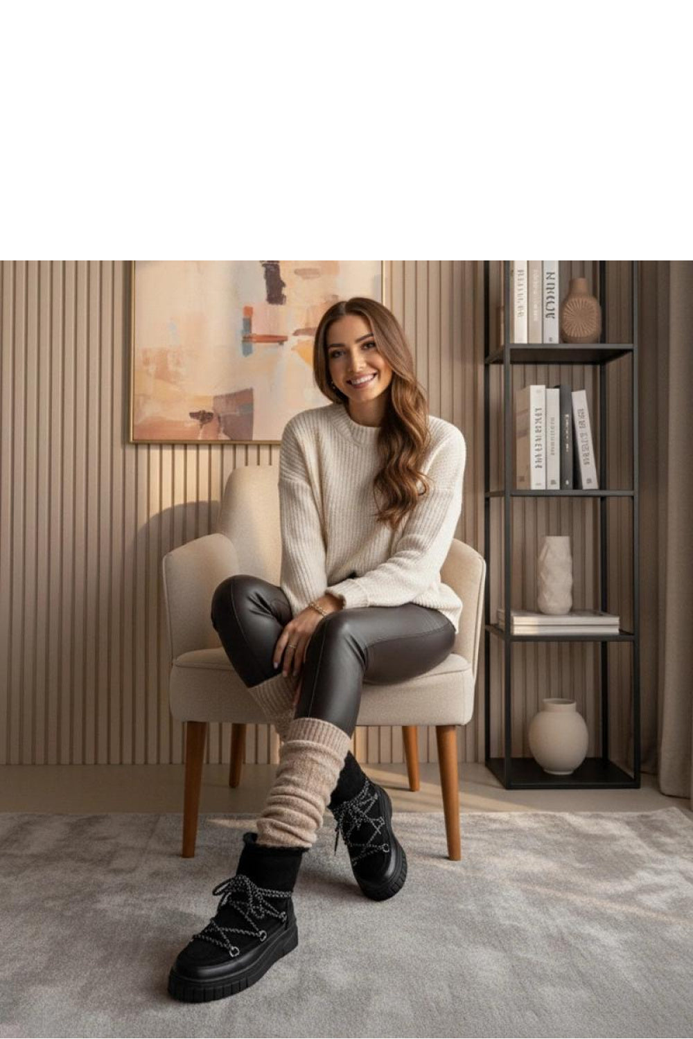 Bottes femme Solea De Neige De — noir