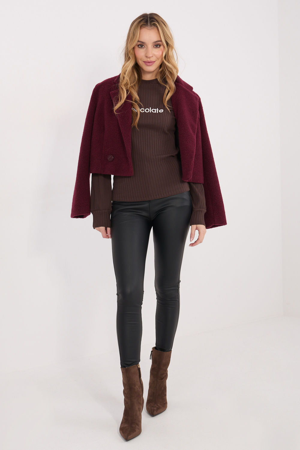 Blouse femme Rue Paris Chemisier Chemisier — brun