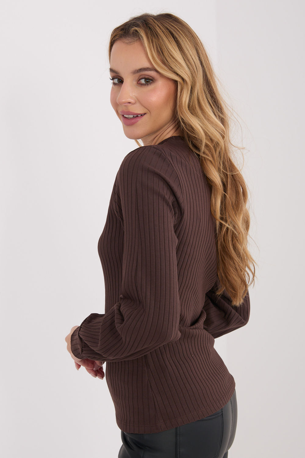 Blouse femme Rue Paris Chemisier Chemisier — brun