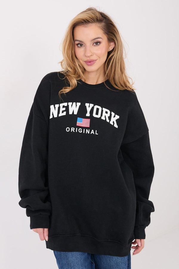 T-shirt femme Factory Price Sweatshirt Sweatshirt — noir