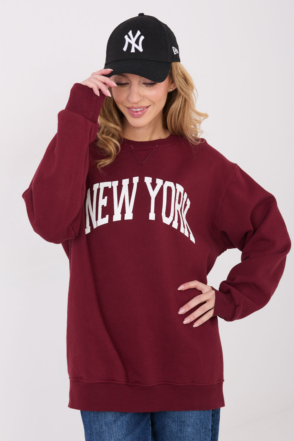 T-shirt femme Factory Price Sweatshirt Sweatshirt — rouge
