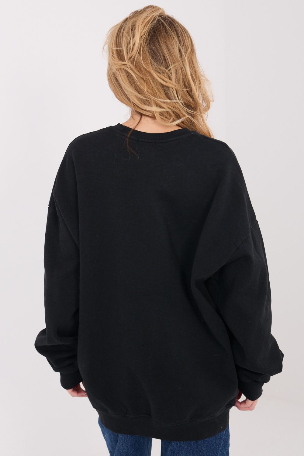 T-shirt femme Factory Price Sweatshirt Sweatshirt — noir
