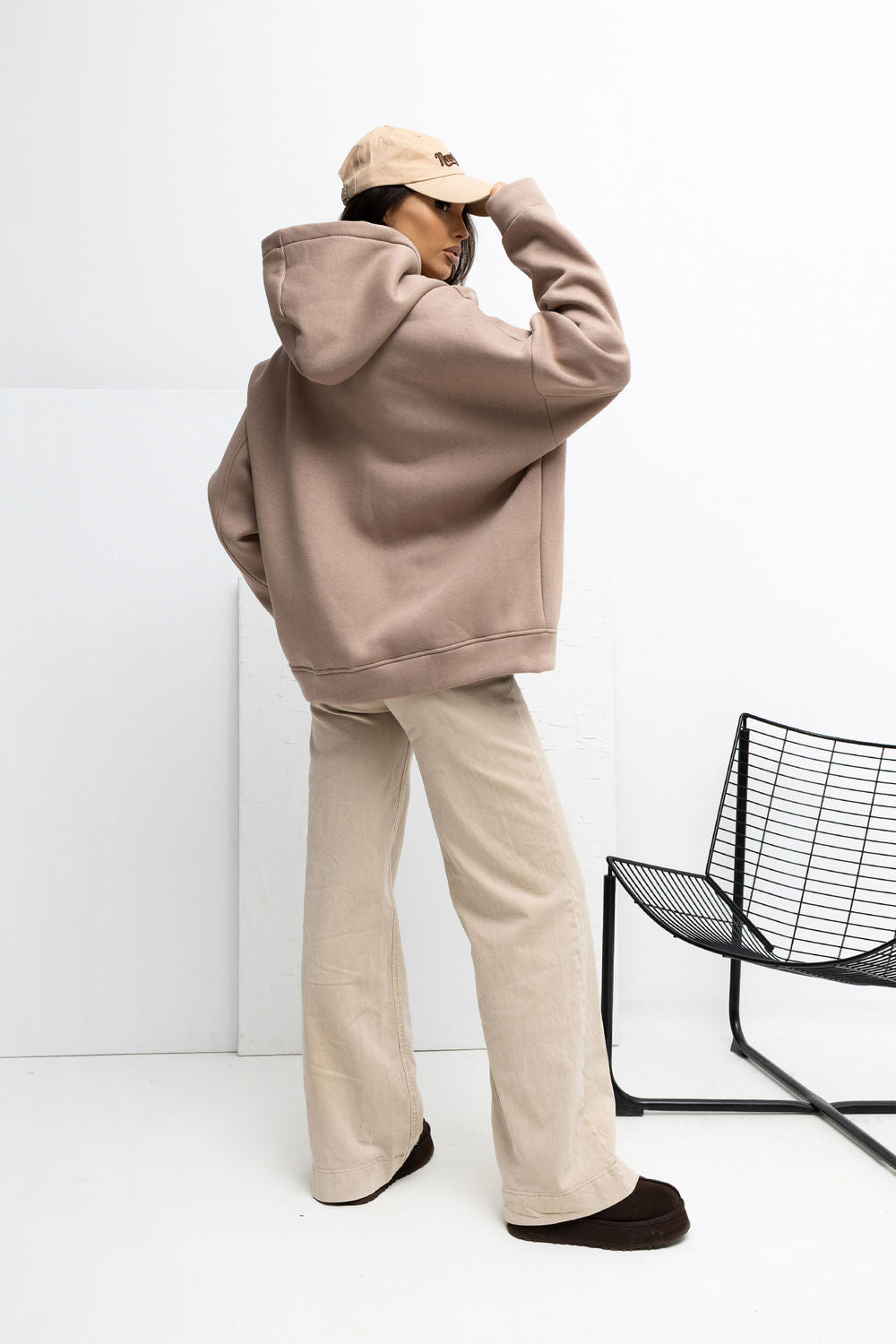 T-shirt femme Rue Paris Sweatshirt Sweatshirt — beige