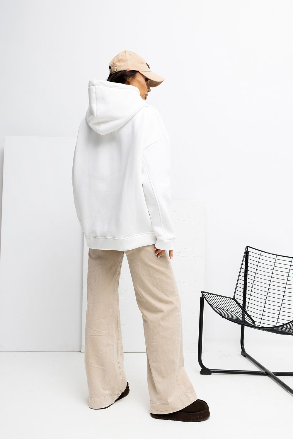 T-shirt femme Rue Paris Sweatshirt Sweatshirt — beige