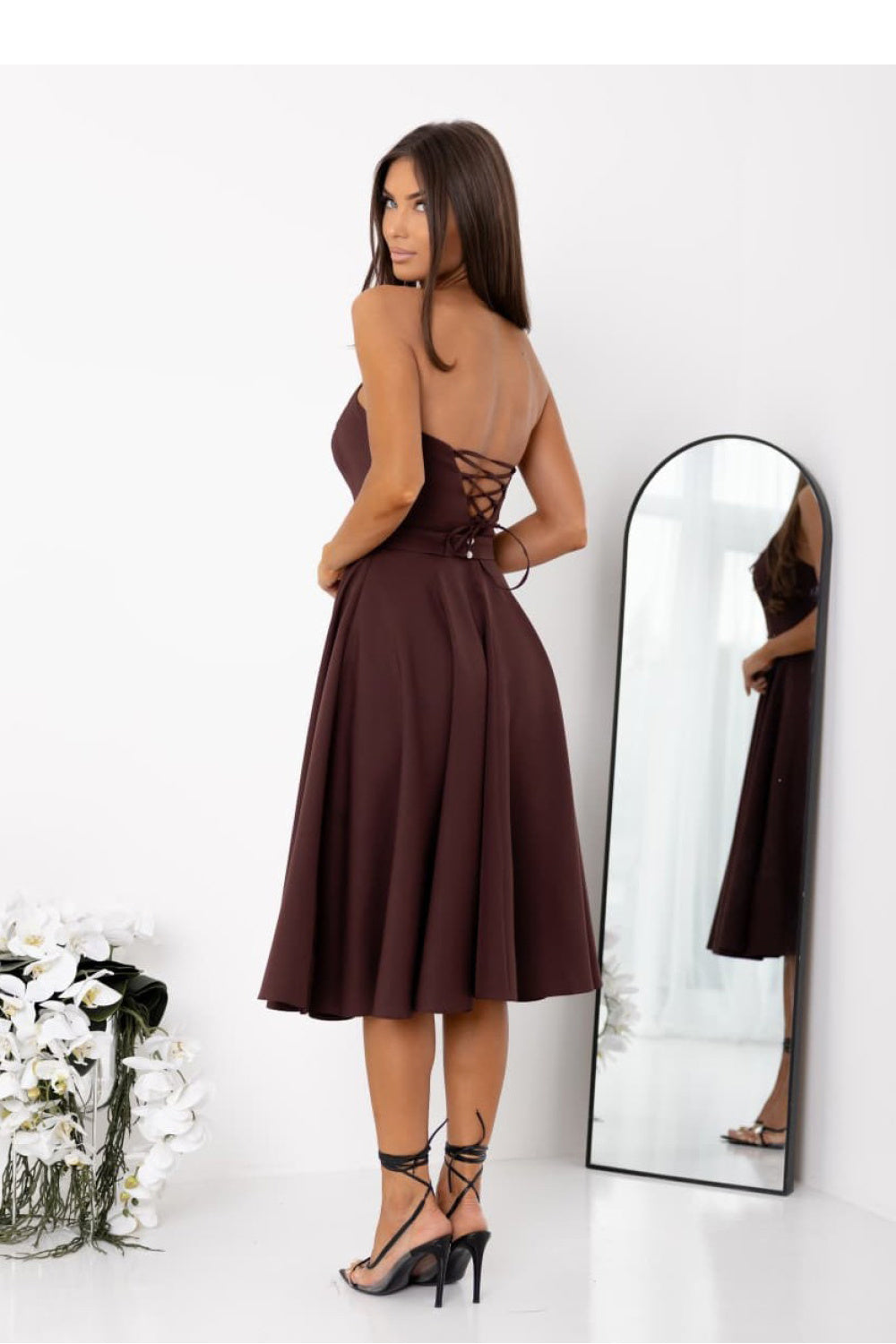 Robe femme With You De Soirée De — brun