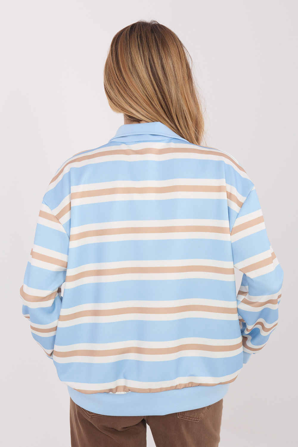 T-shirt femme Italy Moda Sweatshirt Sweatshirt — bleu