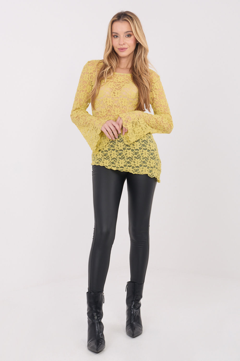 Blouse femme Factory Price En Dentelle En — vert