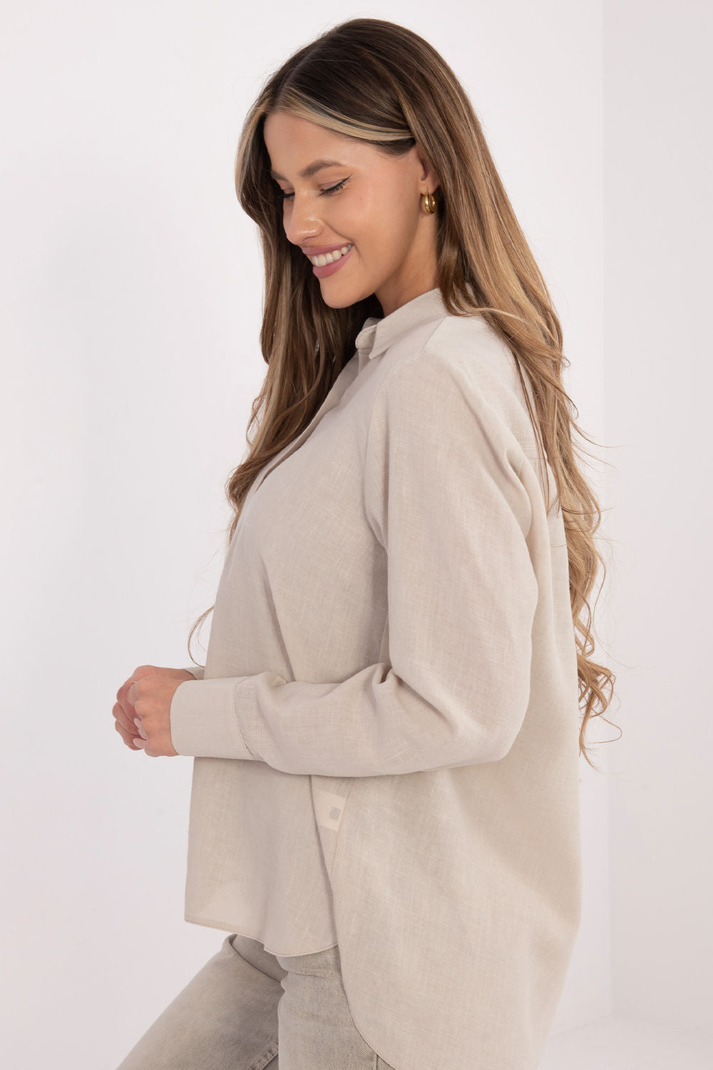 Blouse femme Lakerta — beige