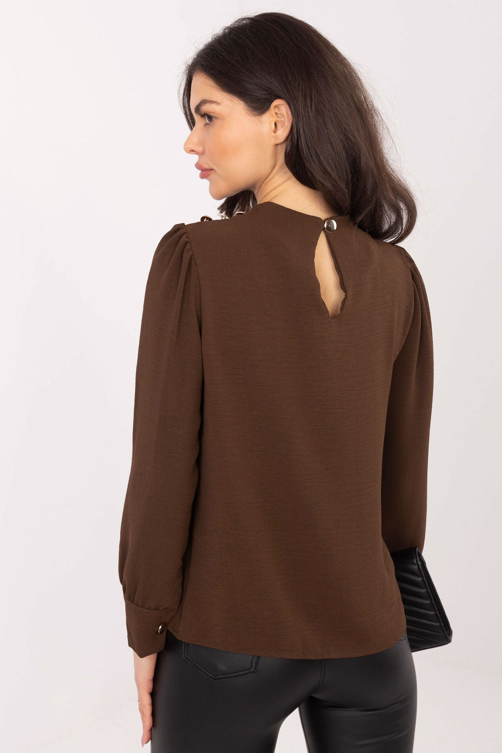 Blouse femme Italy Moda Chemisier Chemisier — brun