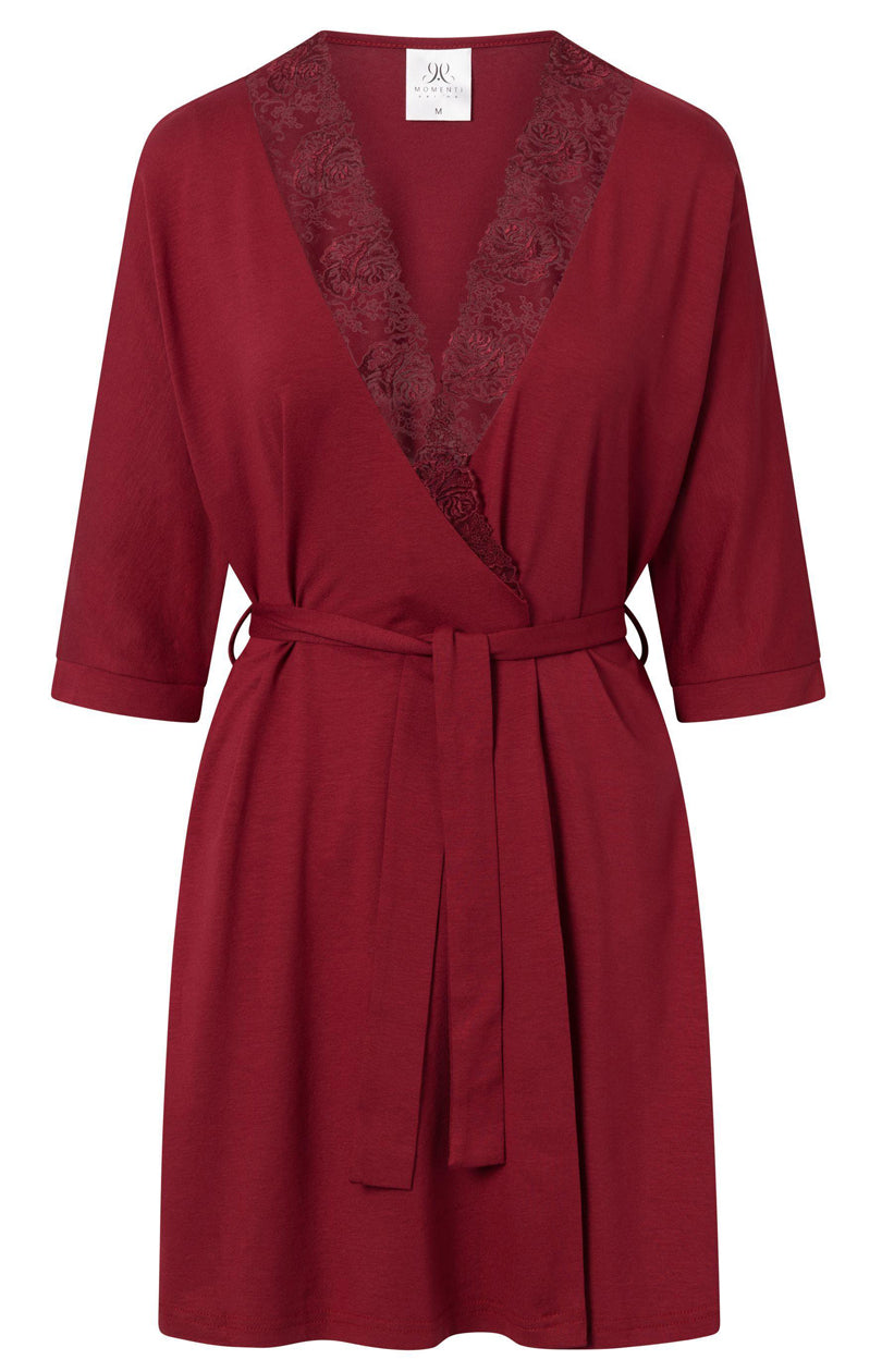 Robe femme Momenti Per Me Peignoir Peignoir — rouge