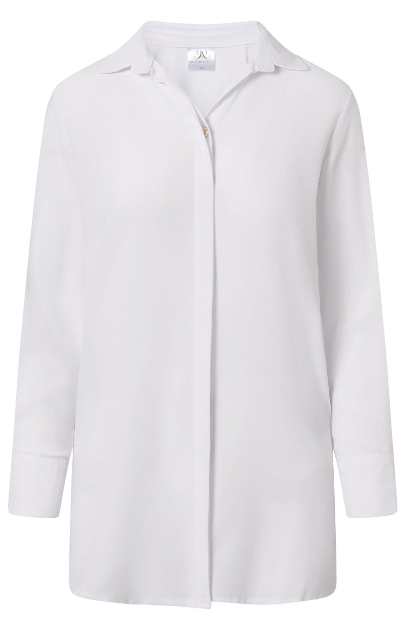 Nuisette femme Momenti Per Me Chemise De Nuit — blanc