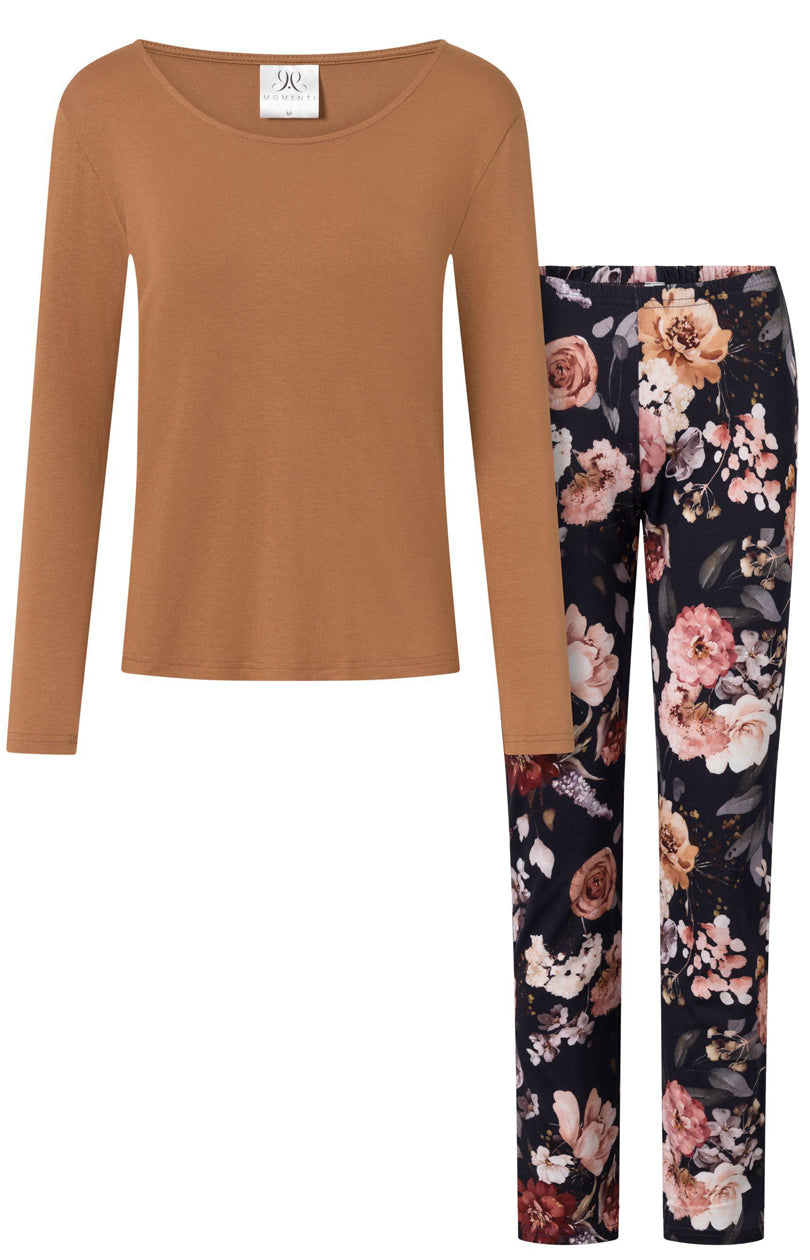 Pyjama femme Momenti Per Me — brun