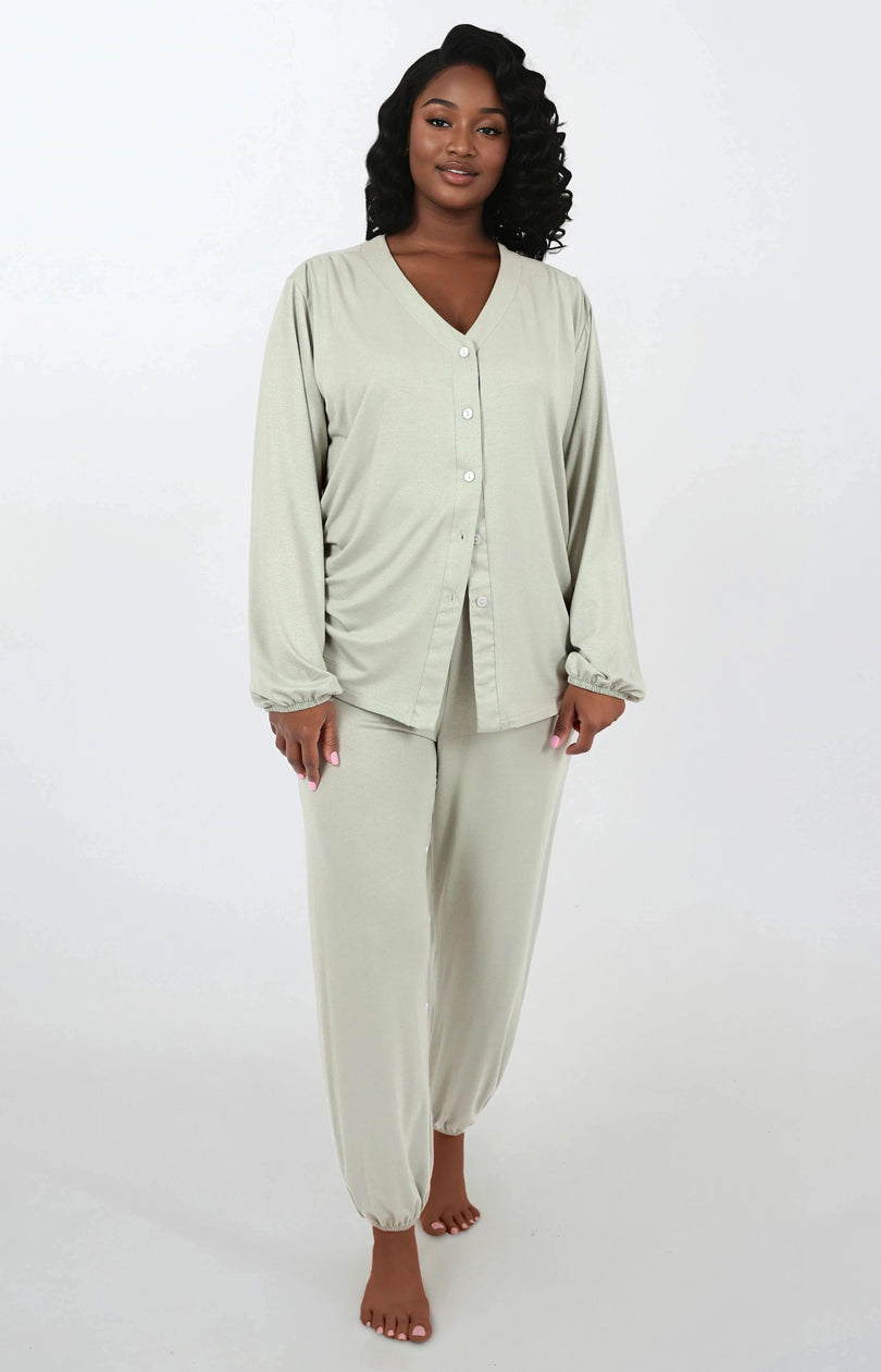 Pyjama femme Momenti Per Me — vert