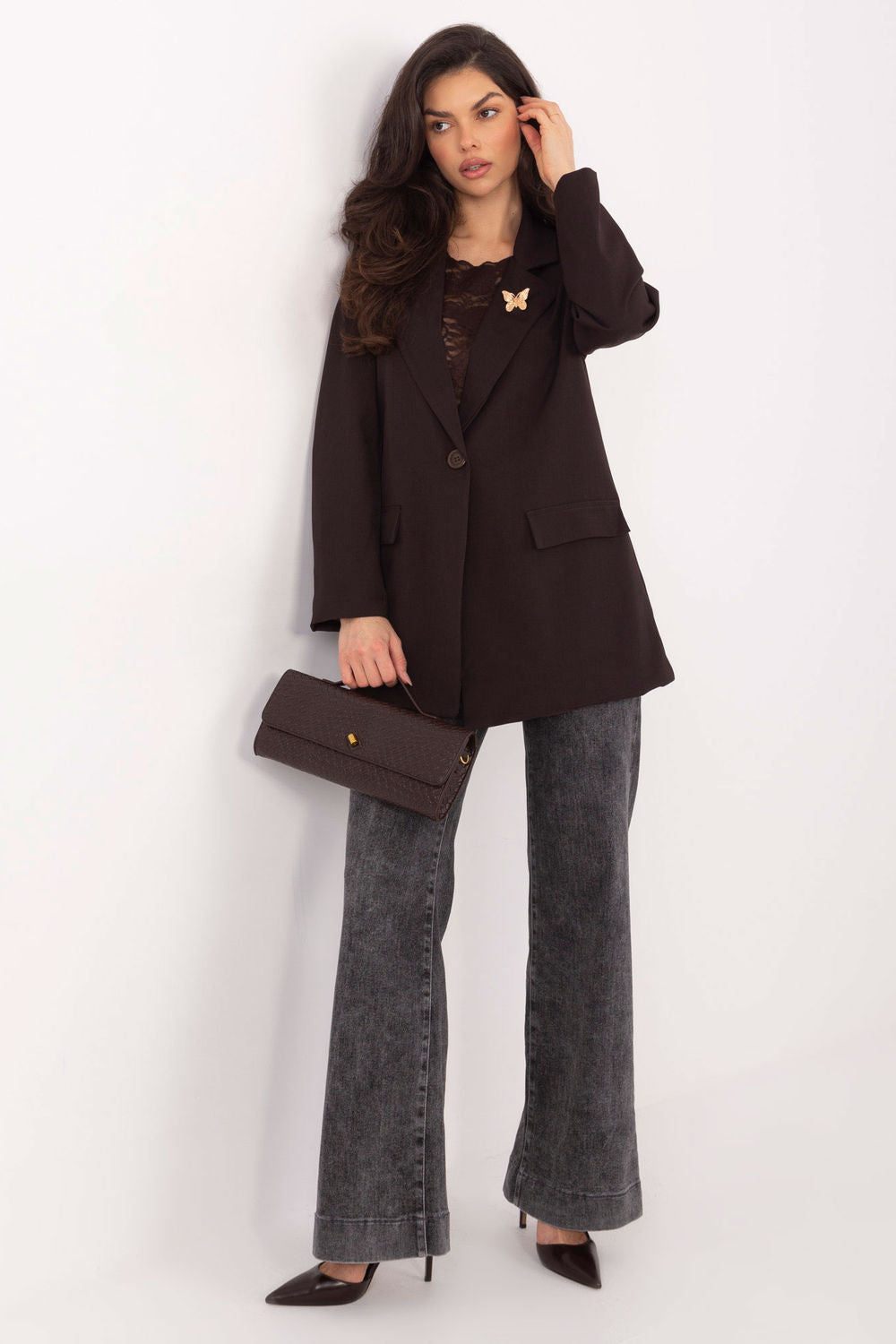 Veste femme Rue Paris — brun