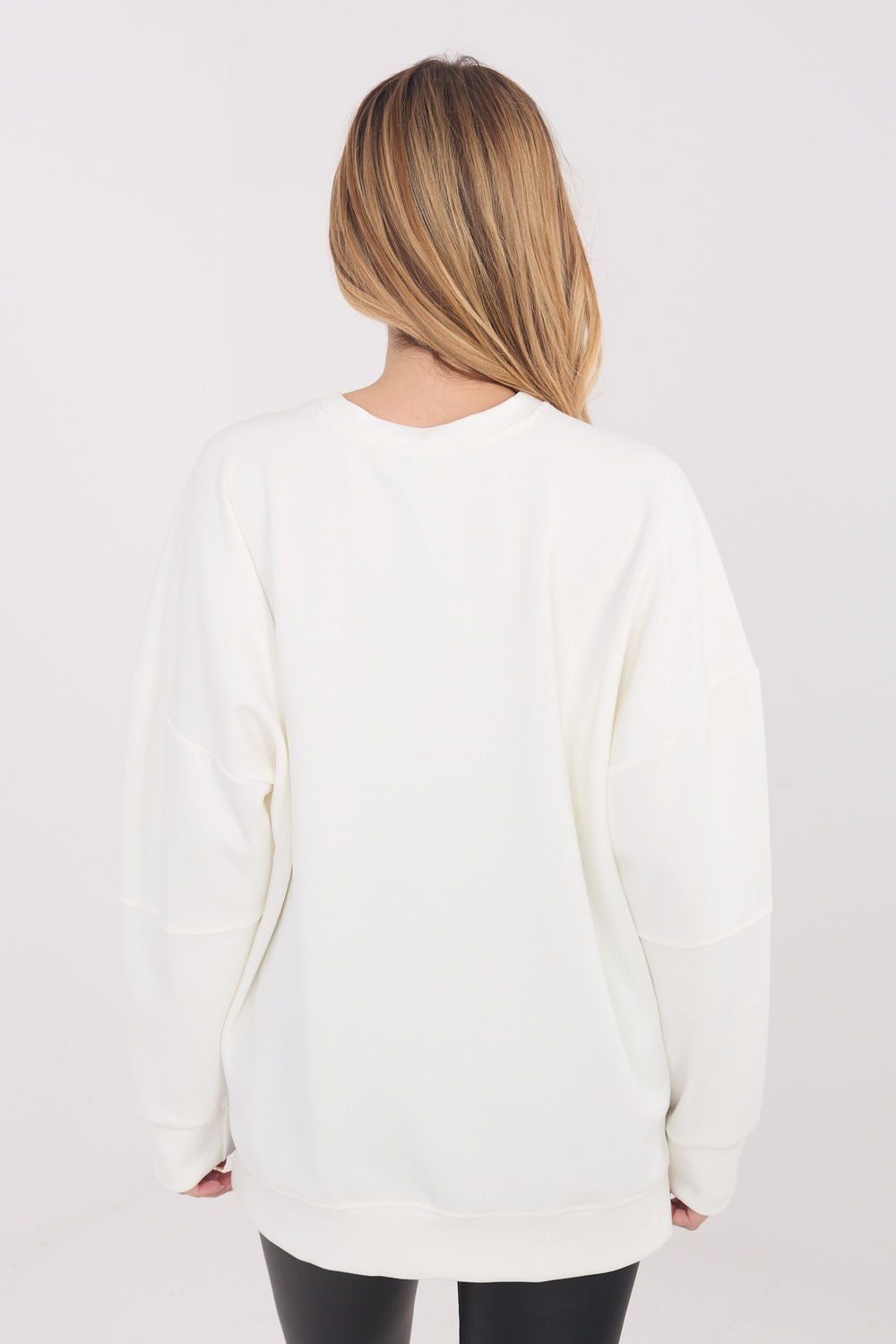 T-shirt femme Rue Paris Sweatshirt Sweatshirt — beige
