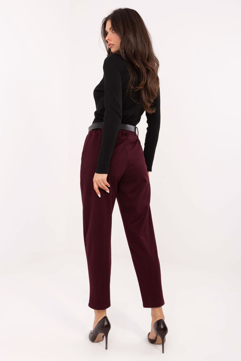Chaussures à talons femme Rue Paris Pantalon Pantalon — rouge