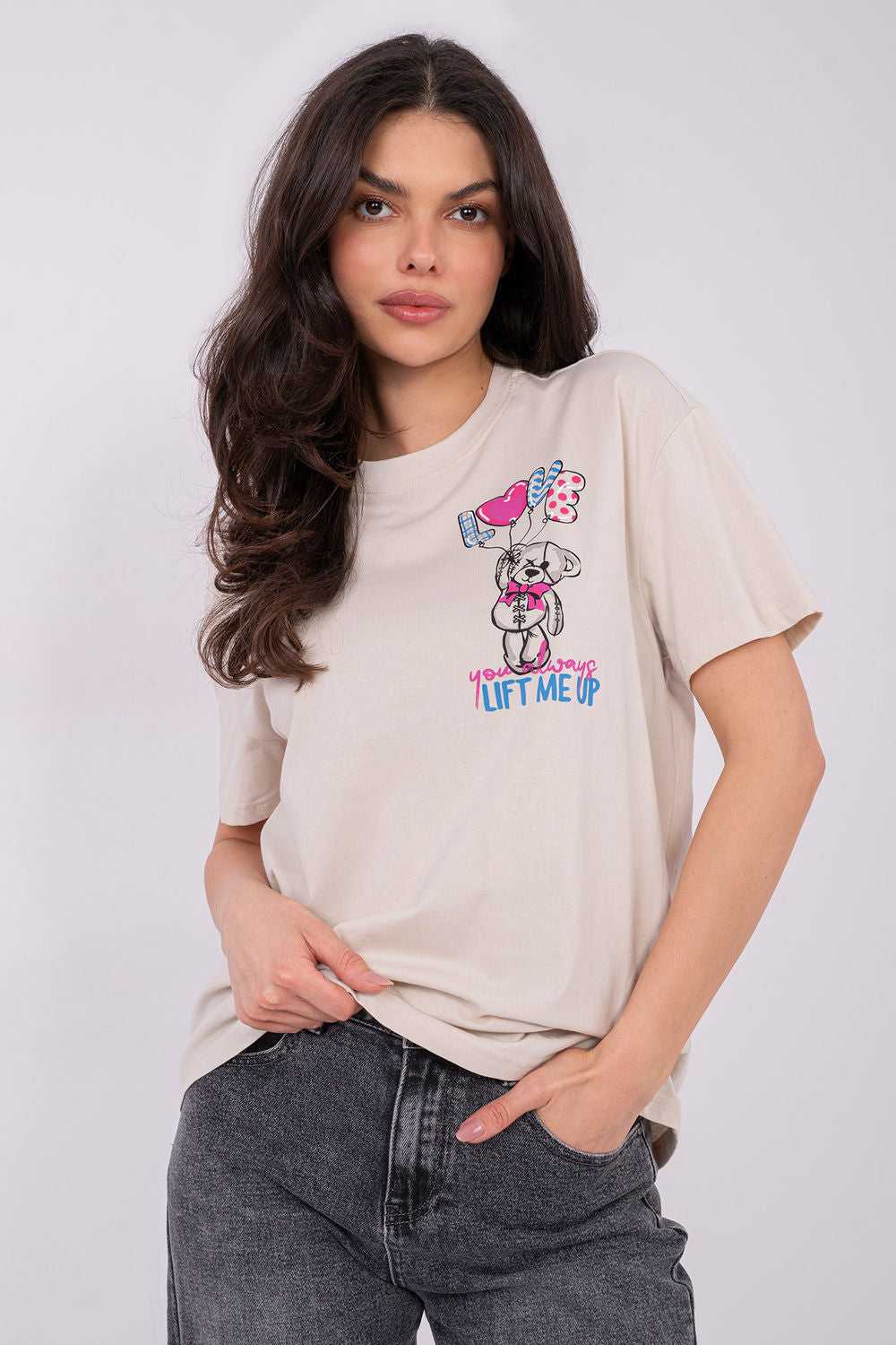 Blouse femme Sublevel T Shirt T — beige
