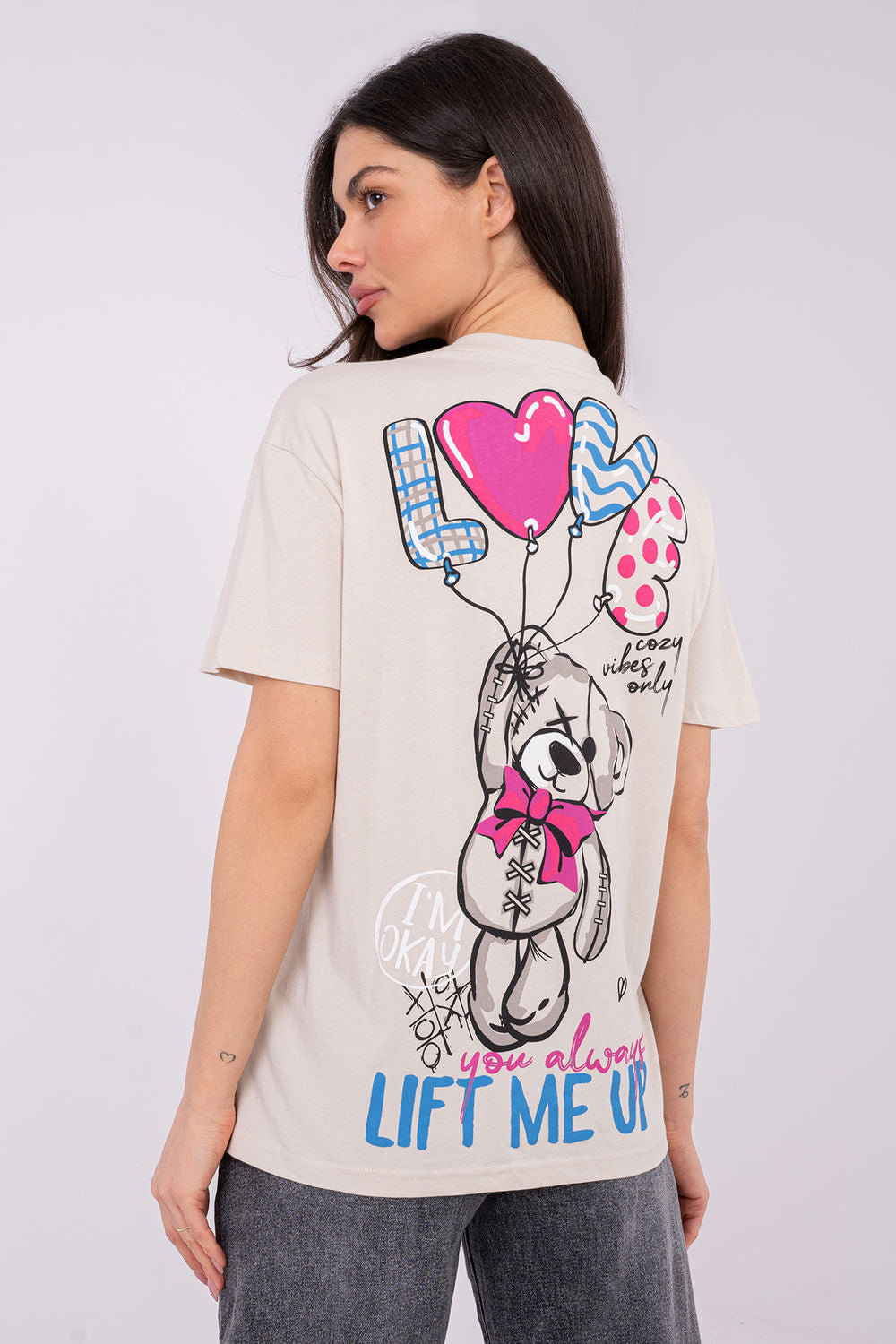 Blouse femme Sublevel T Shirt T — beige