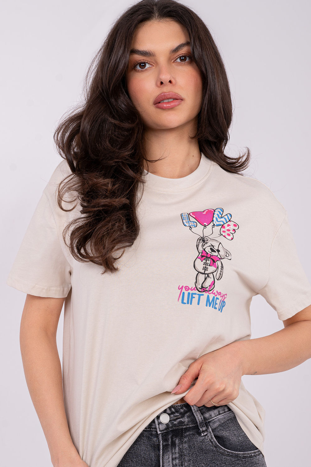 Blouse femme Sublevel T Shirt T — beige