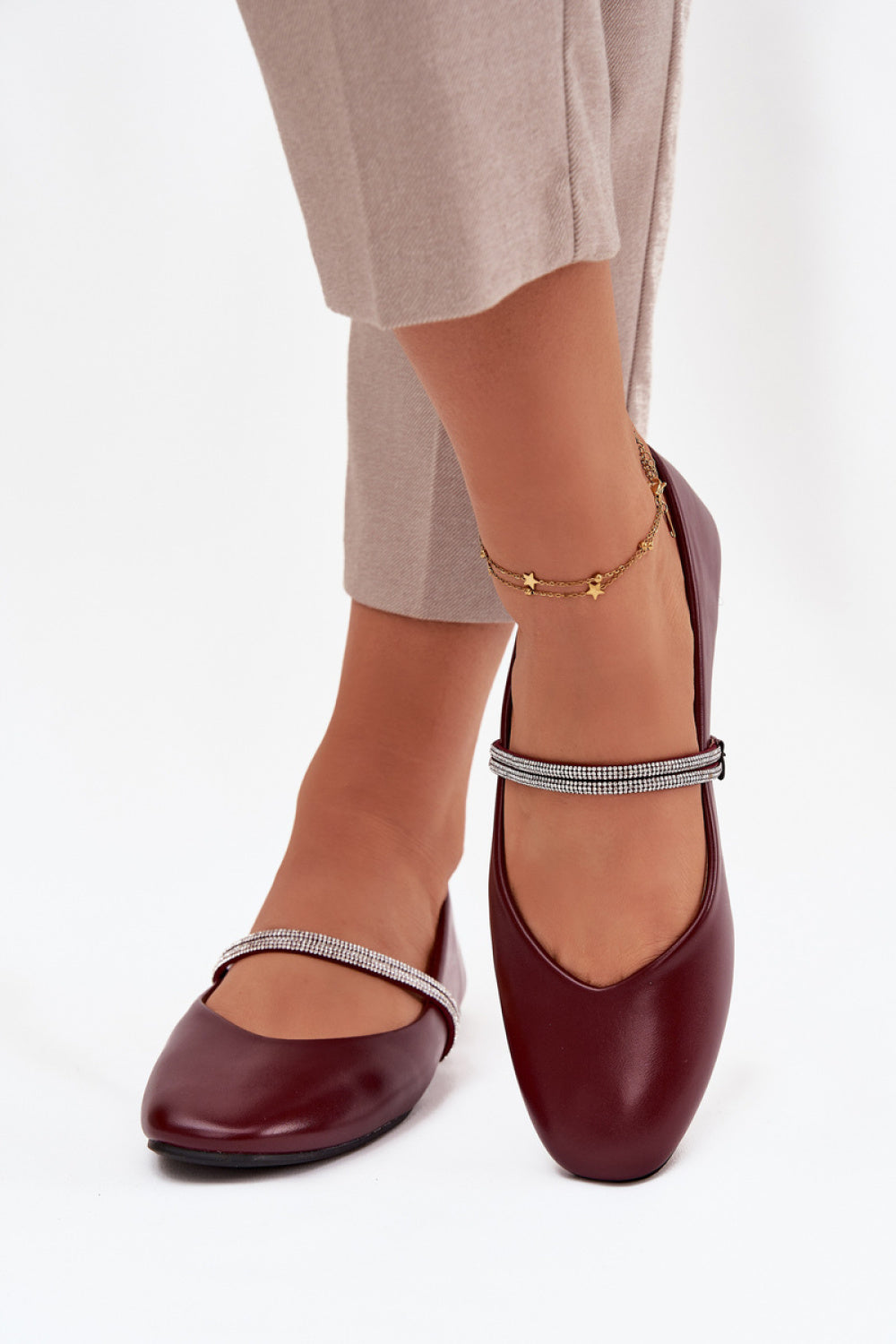 Ballerine femme Step in style — rouge